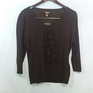 NWT Victor Alfaro Womens Scoop Neck Sweater Size L